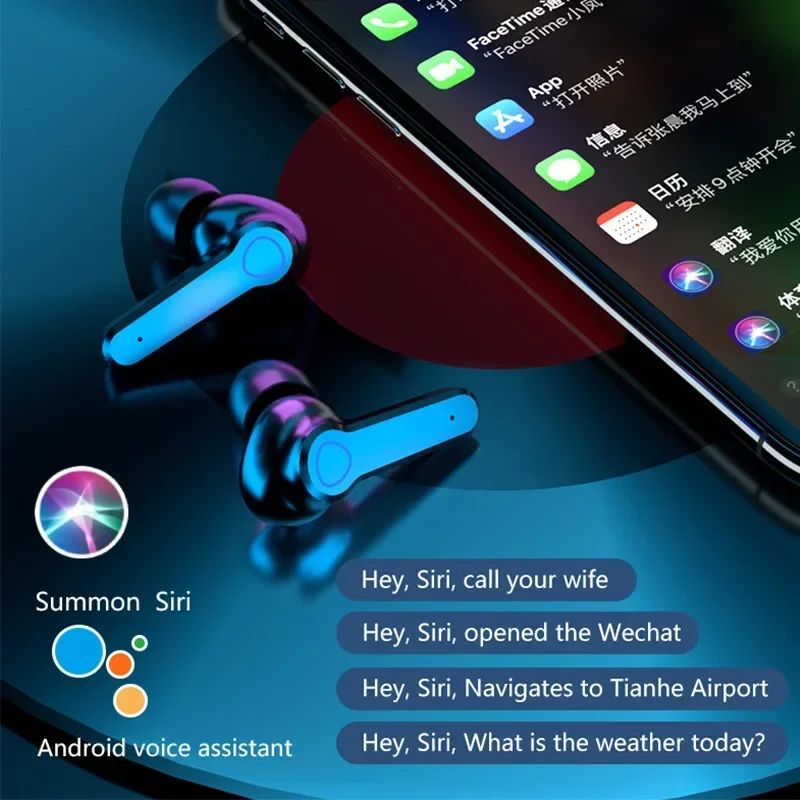 PowerSound M19™|Audífonos, Cargador y Linterna Inalámbricos 3 en 1